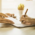 Signing a Trade-In Contract or Agreement