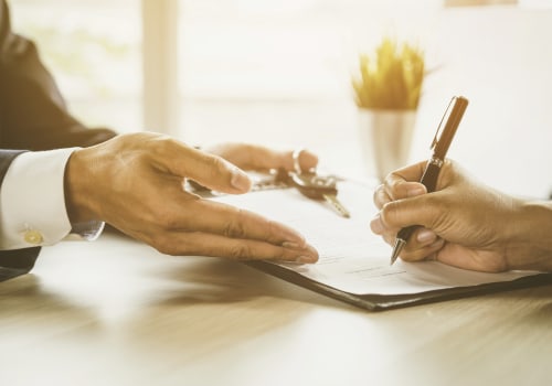 Signing a Trade-In Contract or Agreement